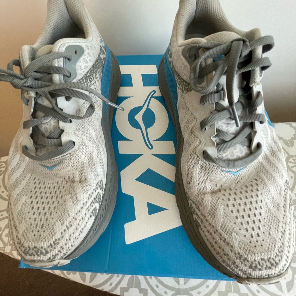 Hoka Sneakers in Gray and White